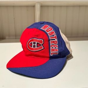 Vintage Montreal Canadiens Snapback Hat